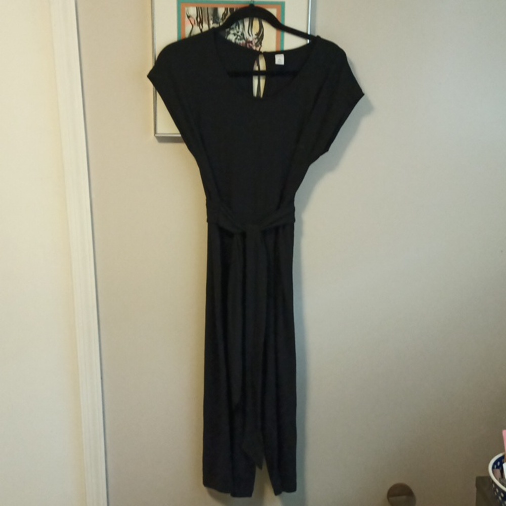 Jumpsuit cropped leg